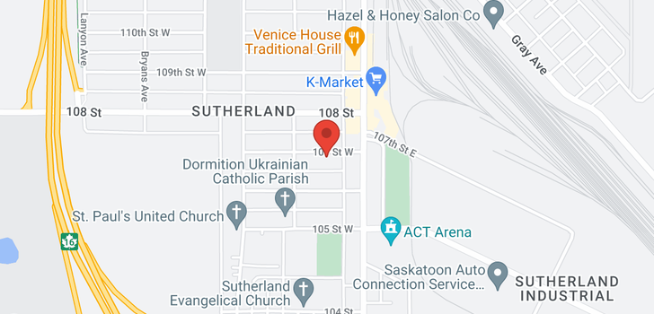 map of 105 107th ST